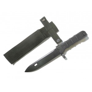 Тренировочный нож "6x5 Штык нож" BK (ножны в компл.)